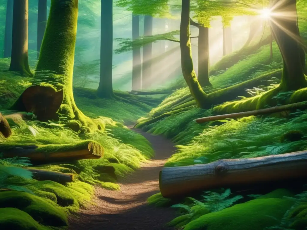 Impacto ambiental del turismo verde en bosque encantador
