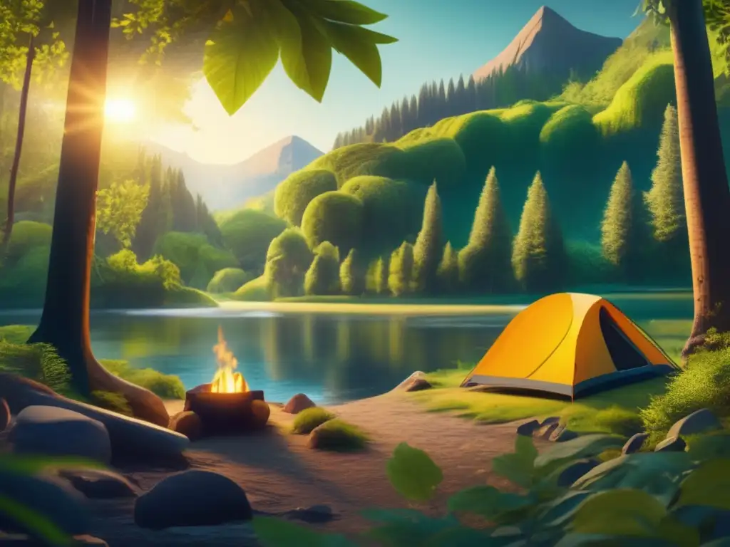 Campamento ecofriendly en bosque: consejos para camping responsable