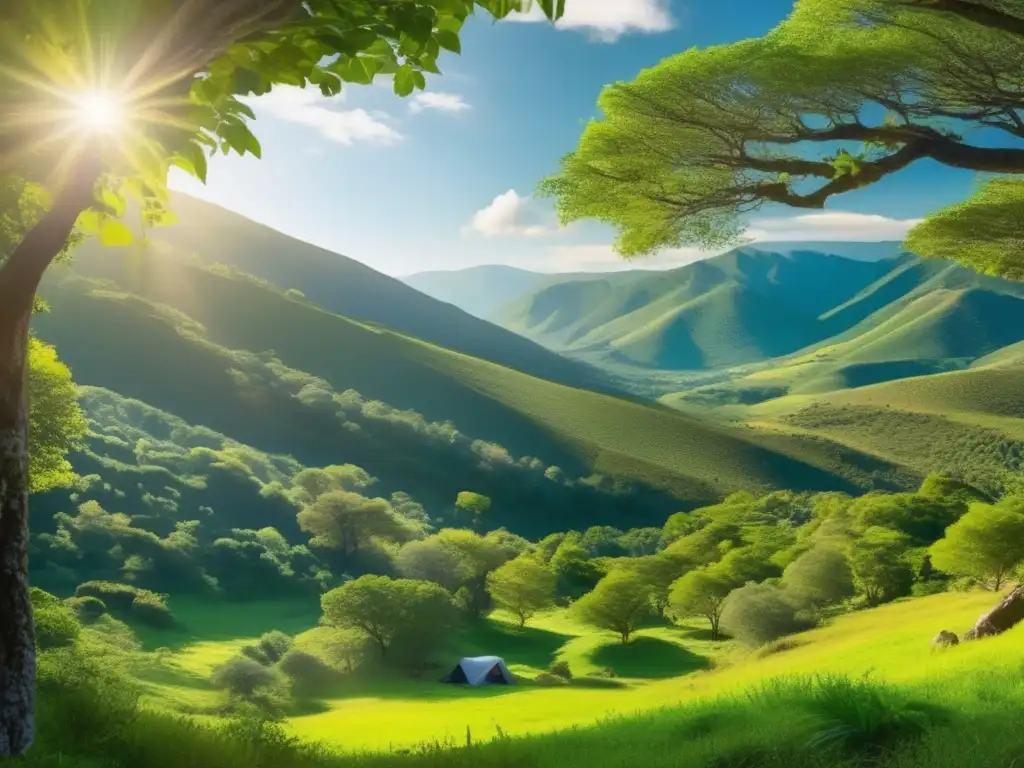 Consejos camping ecofriendly: Bosque sereno, campamento minimalista, prevención incendios, actividades responsables