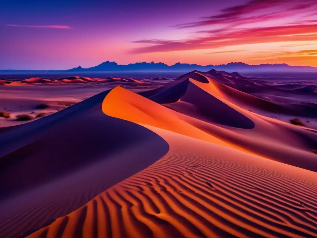 Belleza ancestral: Desierto al atardecer Senderismo y camping en el desierto: Leyendas y sabiduría indígena