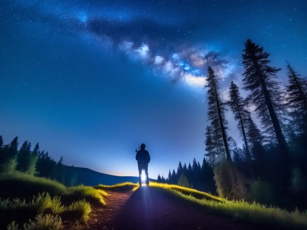 Técnicas de fotografía nocturna avanzadas capturadas en una imagen impresionante