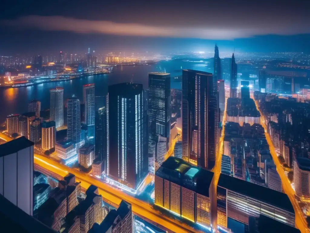 Ciudad nocturna: belleza cautivadora, luces artificiales, filtros fotografía nocturna: uso y técnicas