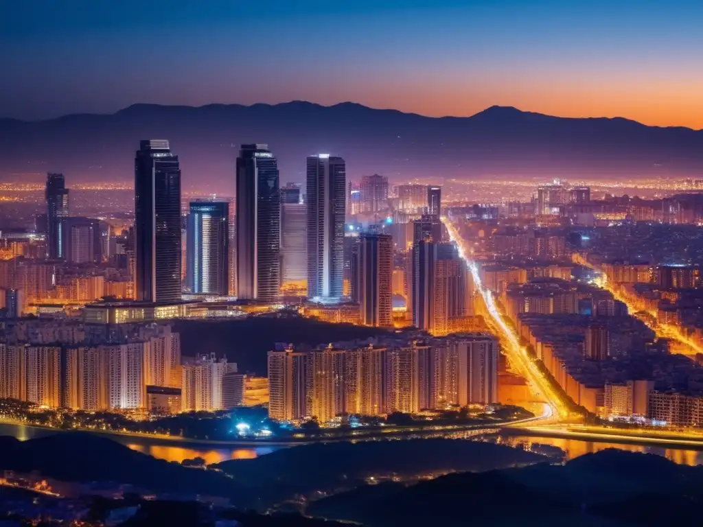 Fotografía nocturna: Filtros y técnicas en un paisaje urbano impresionante