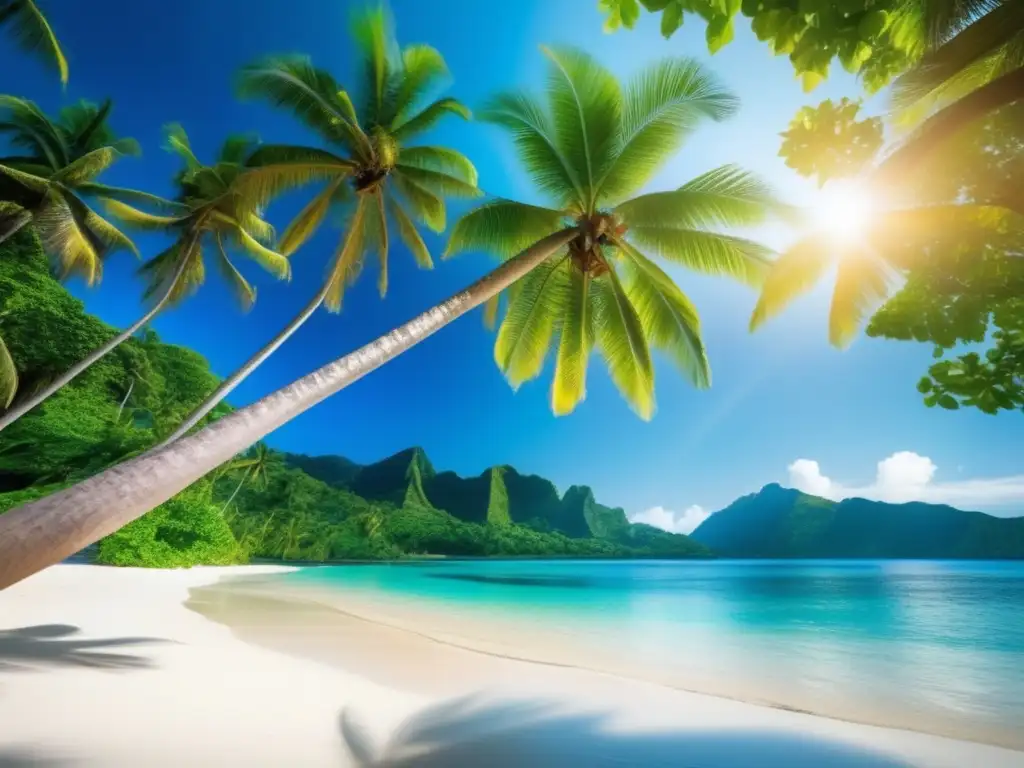 Paraíso tropical protegido Playa paradisíaca y virgen, turismo sostenible: daño ambiental, futuro