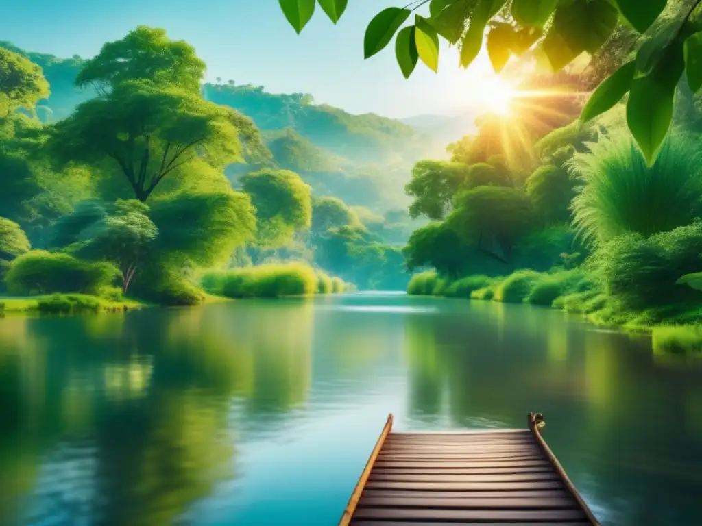 Un río sereno rodeado de vegetación exuberante Descubriendo el encanto del Río de los Sueños