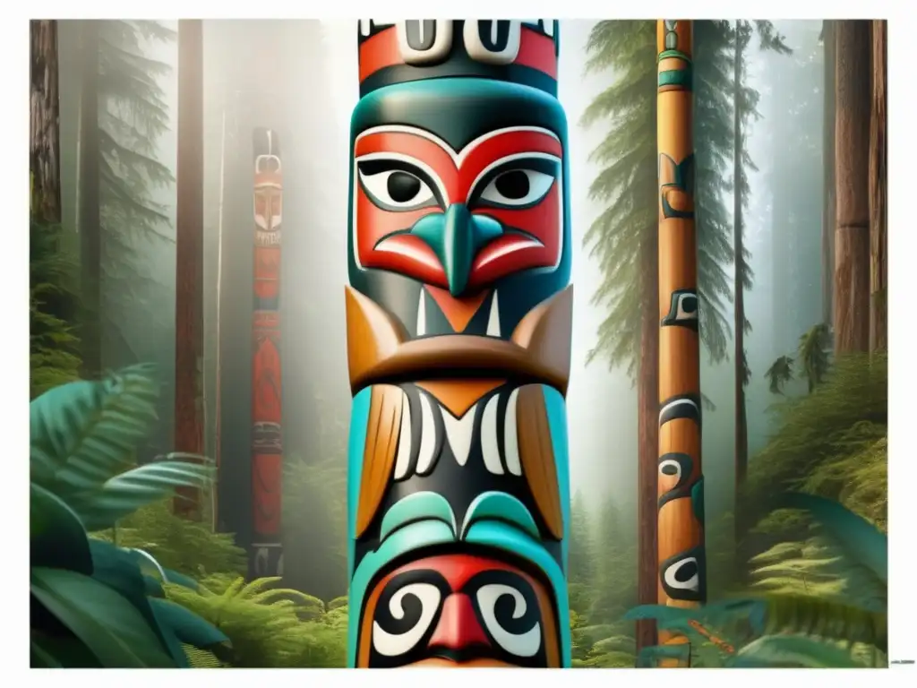 Descubre el Significado Espiritual de los Totems Haida.