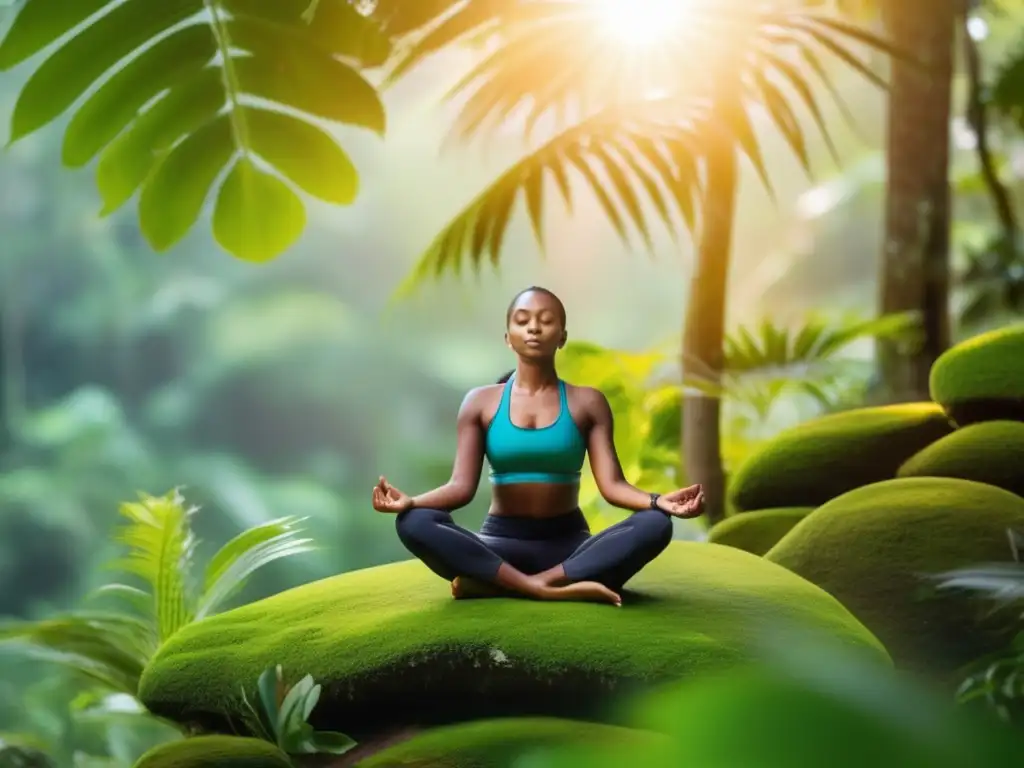 Yoga en la naturaleza: paz y serenidad Beneficios de la respiración consciente en la naturaleza